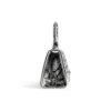 Hourglass Xs Handtasche mit Kettenstickerei «Silver» 7204712AARN8110