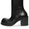 Hummer 90 mm Stiefeletten «Schwarzes Leder» 712843WBDO01000