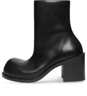 Hummer 90 mm Stiefeletten «Schwarzes Leder» 712843WBDO01000