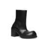 Hummer 90 mm Stiefeletten «Schwarzes Leder» 712843WBDO01000