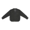 Hybrid-Shirt mit V-Ausschnitt «Anthrazit Schwarz Weiss» 704271T41301163