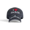 I Love Paris Balenciaga-Kappe «Schwarz» 811743410B21002