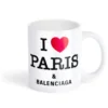 I love Paris Balenciaga-Tasse «White» 818761T01769000