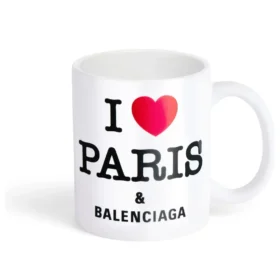 I love Paris Balenciaga-Tasse «White» 818761T01769000