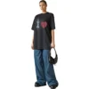 I Love T-Shirt, weite Passform «Black» 744439TOVH39034
