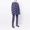 Intarsia-Strickpullover mit Logo «Schwarz» 623283T15674177