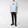 Interlocked BB Regular Fit T-Shirt «Light Blue» 578139TGV755840
