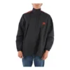 Jacke mit doppeltem Reissverschluss und Ärmeln «Schwarz» 602278TG0114100