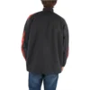 Jacke mit doppeltem Reissverschluss und Ärmeln «Schwarz» 602278TG0114100