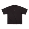 «Je t’aime»-T-Shirt, weite Passform, «Schwarz» 744439TOVM79070