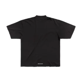 «Je t’aime»-T-Shirt, weite Passform, «Schwarz» 744439TOVM79070