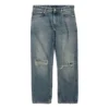 Jeans mit geradem Bein im Distressed-Look «Blue» 745149THW254245