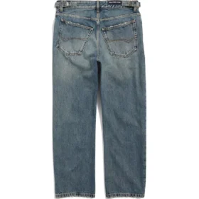 Jeans mit geradem Bein im Distressed-Look «Blue» 745149THW254245