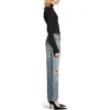 Jeans mit geradem Bein im Distressed-Look «Blue» 745149THW254245
