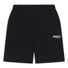 Jogging-Shorts «Political Campaign» «Schwarz» 681862TMVE61070