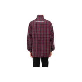 Karierte Jacke mit durchgehendem Reissverschluss «Multicolor» 571434TGM316067
