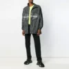 Karierte Nylon-Track-Jacke «Black» 571439TEM181070