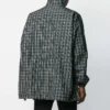 Karierte Nylon-Track-Jacke «Black» 571439TEM181070
