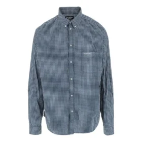 Kariertes Langarmhemd «Blue» 690340TMM373768