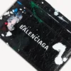 Kartenetui für Herren in Schwarz/Mehrfarbig