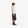 Klassischer Herren-Hoodie mit Reissverschluss in Weiss