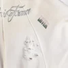 Klassischer Herren-Hoodie mit Reissverschluss in Weiss