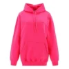 Klassischer Logo-Hoodie in schlichter Einfarb-Optik, rosa 570798THV775630