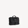 Kleine Army-Messenger-Tasche für Herren in Schwarz