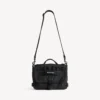 Kleine Army-Messenger-Tasche für Herren in Schwarz
