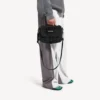 Kleine Army-Messenger-Tasche für Herren in Schwarz
