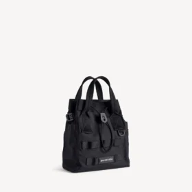 Kleine Army-Tasche für Herren in Schwarz
