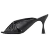 Kleine Pantoffeln mit hohen High Heels, schwarz 617574WA2M01000