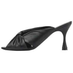 Kleine Pantoffeln mit hohen High Heels, schwarz 617574WA2M01000
