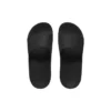 Klobige Keilabsatz-Sandalen «Black Rubber» 737923W1S891000