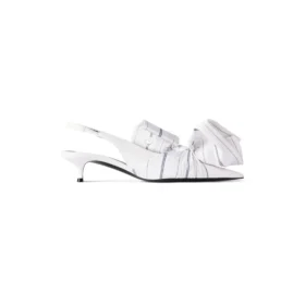 Knife Chemise 40 mm Slingback «White» 786223WB1H29000