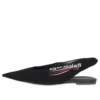 «Knife» Slingback mit Logo-Print, lässige Ballerinas «Schwarz» 500619W06001091