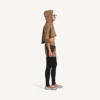 Kürzliche Techwear-Jacke für Damen in Camel