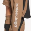 Kürzliche Techwear-Jacke für Damen in Camel