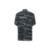Kurzarm-Shirt mit gemischtem Typografie-Logo-Print «Black Grey» 556854TELF21269