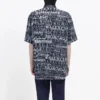 Kurzarm-Shirt mit gemischtem Typografie-Logo-Print «Black Grey» 556854TELF21269