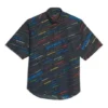 Kurzarm-Shirt mit Logo-Print «Black» 556869TDL542771