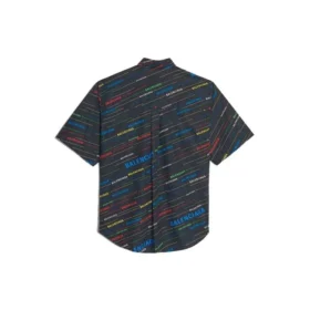 Kurzarm-Shirt mit Logo-Print «Black» 556869TDL542771