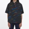 Kurzarm-Shirt mit Logo-Print «Black» 556869TDL542771