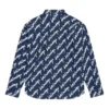 Kurzarm-Shirt mit Scribble-Logo, weite Passform «Midnight Blue» 662983TLLJ48502