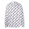 Kurzarm-Shirt mit Scribble-Logo, weite Passform «White» 662983TLLJ49040