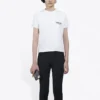 Kurzarm-T-Shirt mit Alphabet-Logo-Aufdruck «White» 612964TIV529040
