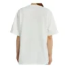 Kurzarm-T-Shirt mit Crown-Logo-Alphabet-Aufdruck, weiss 594599TGV489000