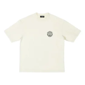 Kurzarm-T-Shirt mit Scissor-Crest-Logo «Cream» 612966TMVA29069