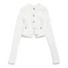 Kurze Strickjacke «White» 793604T33289000