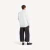 Langarm-Denim-Hemd für Herren in Weiss Langarm-Denim-Hemd für Herren in Weiss